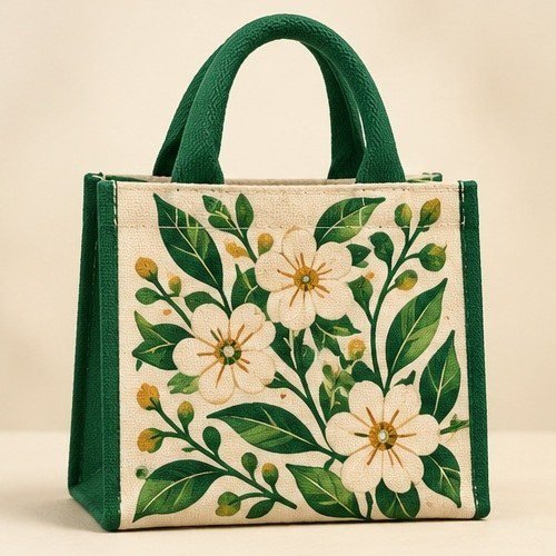 Gold Ornament Mini Tote - Botanical Mini