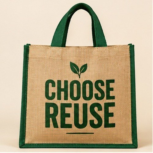 Jute Is the New Black Shopper - Choose Reuse